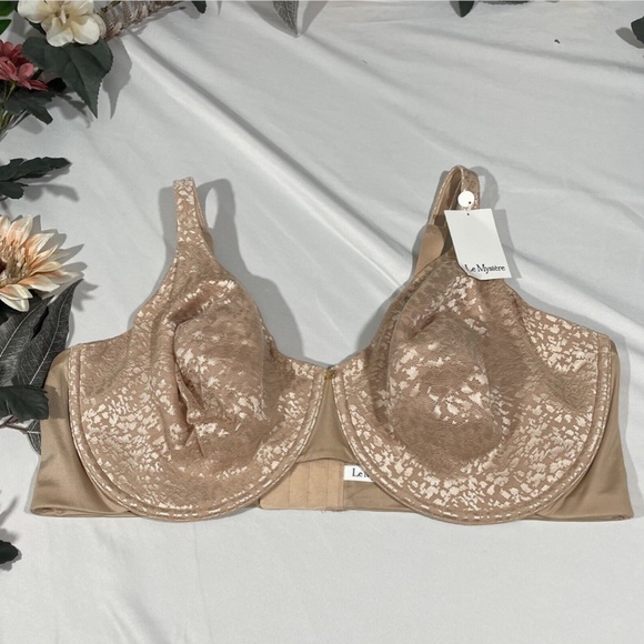 NWT $68 Le Mystère‎ [ 44DD ] Safari Smoother Underwire Bra in Sahara - Picture 3 of 12